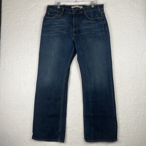 Vintage Gap Jeans Mens 36x32 Relaxed Boot Fit Blue Denim Baggy Wide Skater Y2K